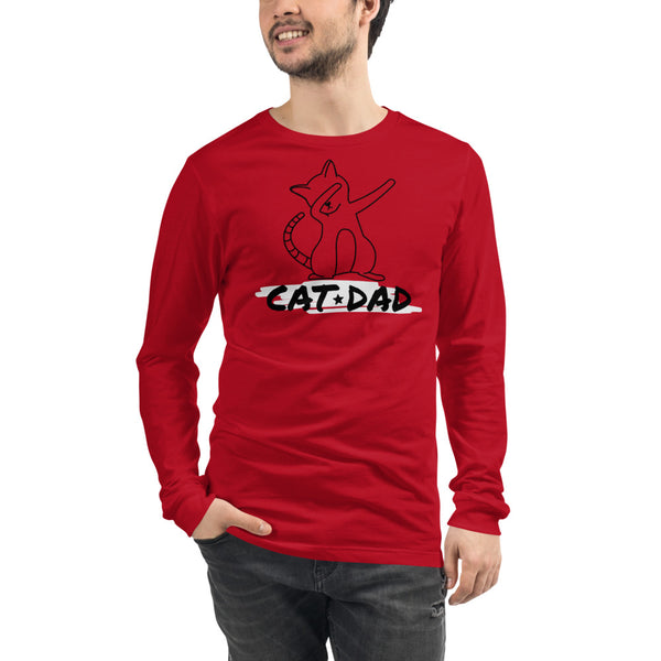 "Cat Dad" Unisex Long Sleeve Tee