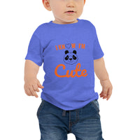 "I Know I'm Cute" Baby Jersey Short Sleeve Tee