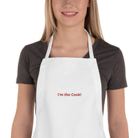 "I'm the Cook!" Embroidered Apron