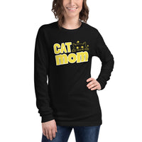 "Cat Mom" Unisex Long Sleeve Tee