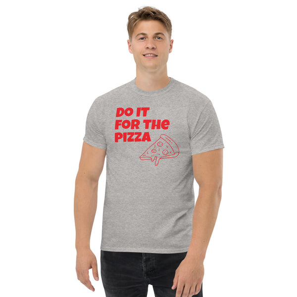 "Do It For The Pizza" Men's heavyweight tee