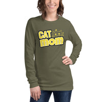 "Cat Mom" Unisex Long Sleeve Tee