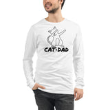 "Cat Dad" Unisex Long Sleeve Tee