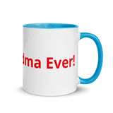 "Best Grandma Ever!" Mug with Color Inside