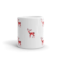 White glossy mug - Reindeer