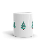 White glossy mug - Christmas Tree