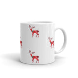 White glossy mug - Reindeer