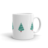 White glossy mug - Christmas Tree