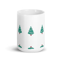 White glossy mug - Christmas Tree