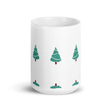 White glossy mug - Christmas Tree