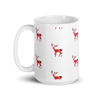 White glossy mug - Reindeer