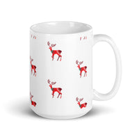 White glossy mug - Reindeer