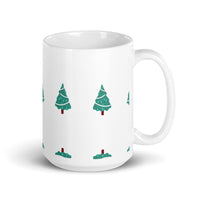 White glossy mug - Christmas Tree